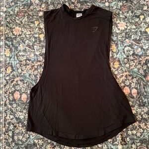 Gymshark Black Muscle Tank